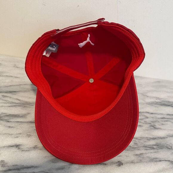 Red Ferrari Cap with Logo Puma NWOT adjustable back strap - Picture 6 of 9